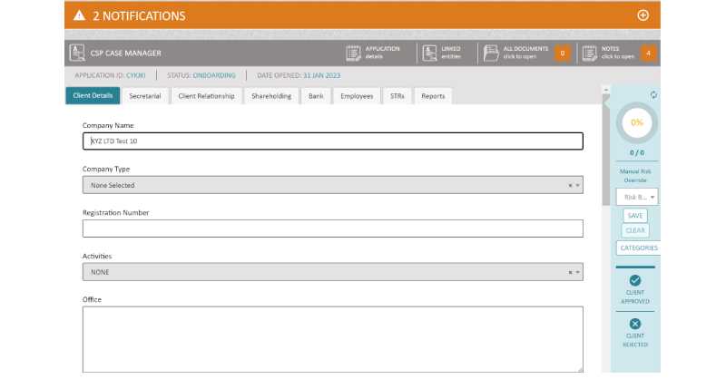 KYC Portal Client Lifecycle Management and Risk Automation