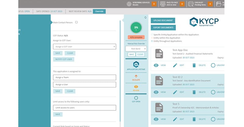 KYC Portal Client Lifecycle Management and Risk Automation